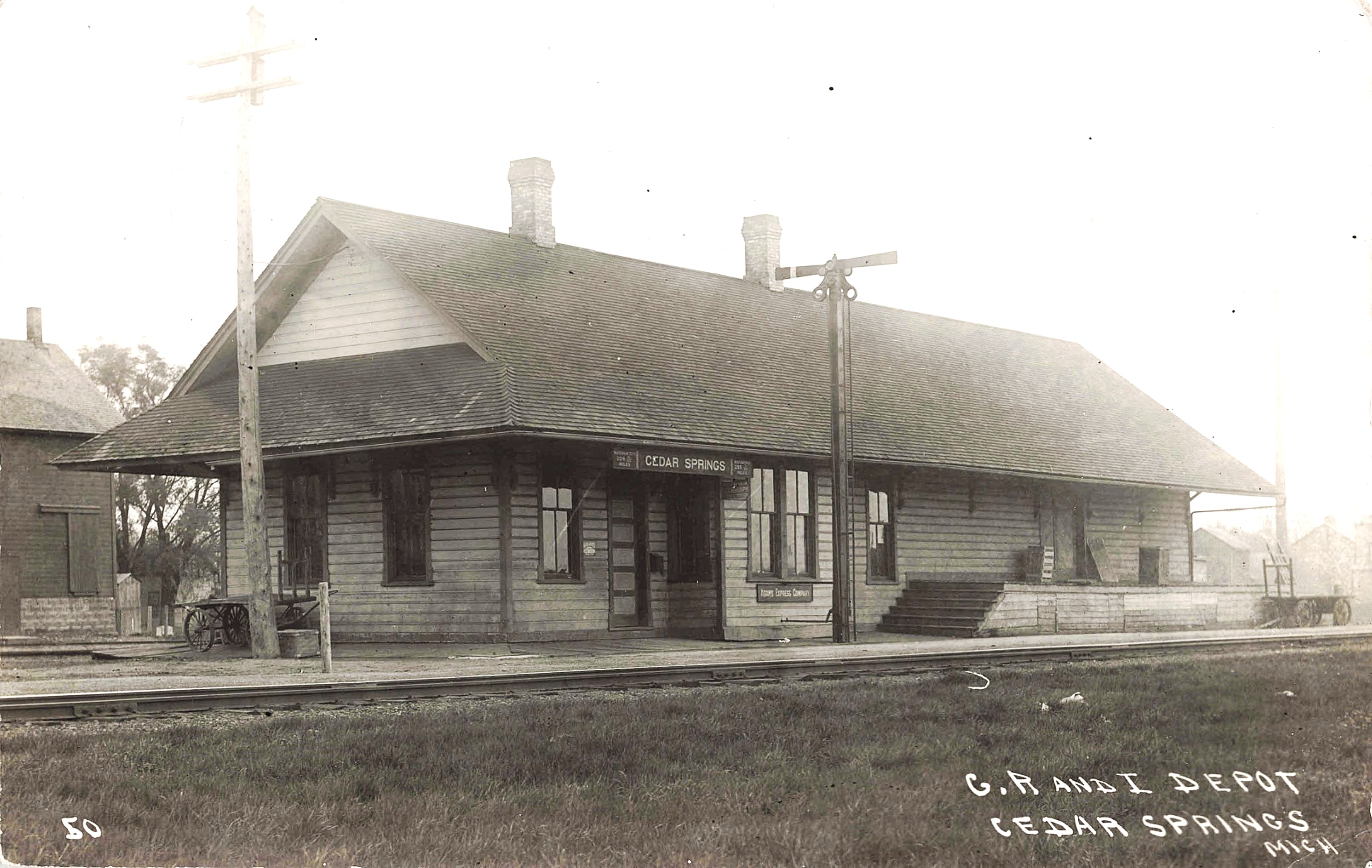 Cedar Springs MI depot